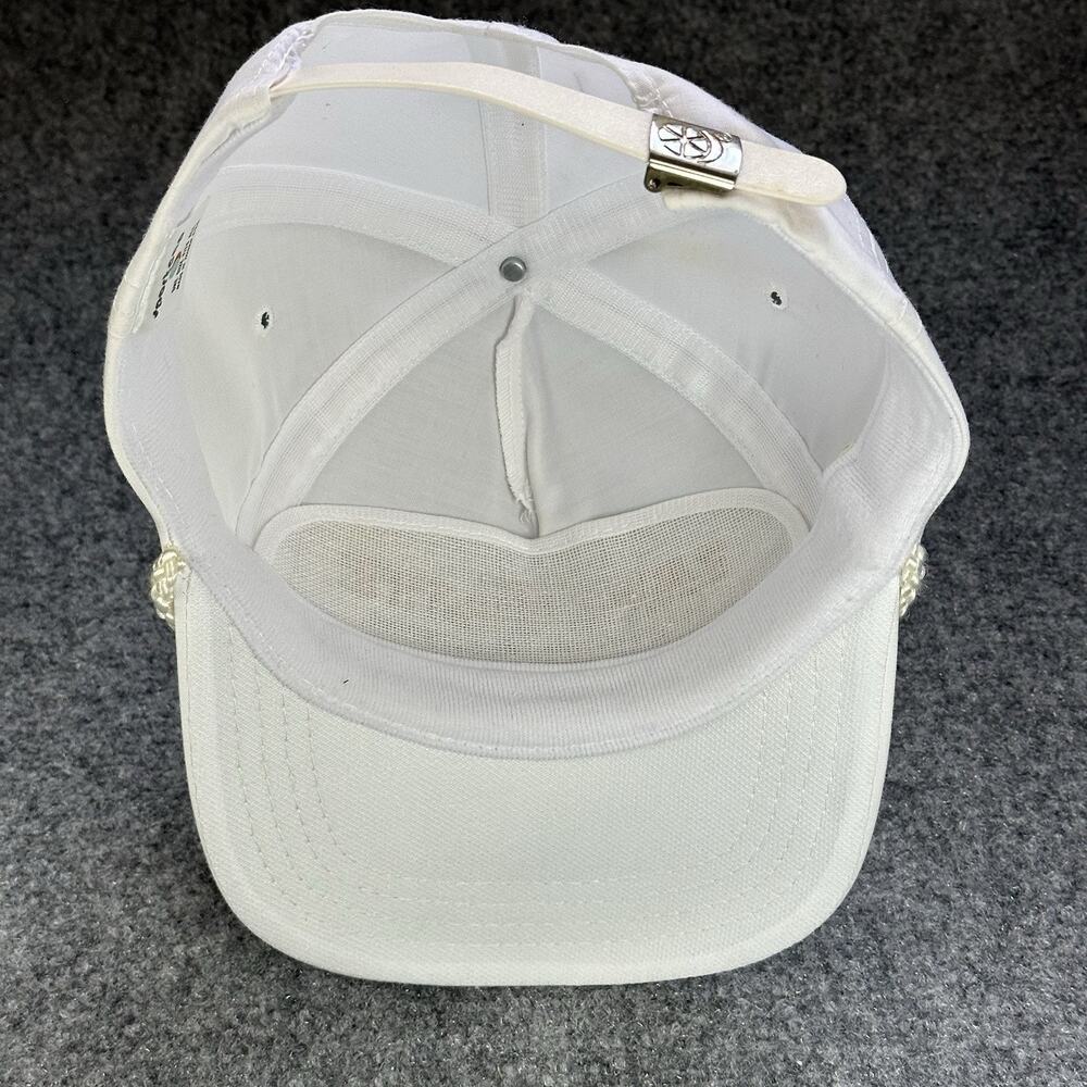 Vintage SafeTLite Trucker Rope Hat Cap White Sportcap (OSFA) Fabric Strapback. - Picture 8 of 9